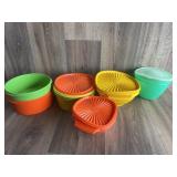Vintage Tupperware Bowls & Canisters Set