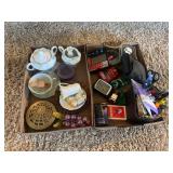 Estate Lot: Electronics, Casino Souvenirs & Porcel