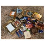 Casino Souvenirs: Tobacco Tin & Frames Lot