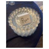 Fostoria American Clear Glass Salad Plates (8)