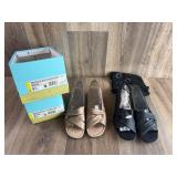 LifeStride Mango Wedge Sandals & Floral Bag