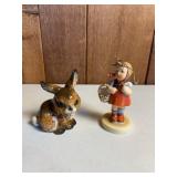Goebel Rabbit & Berta Hummel Ornament Lot