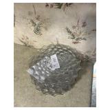 8 Pressed Glass Dessert Glass Plates