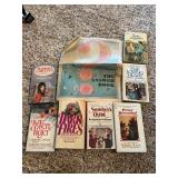 Historical Romance Book Lot & 1985 Newspaper