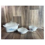 CorningWare Blue Cornflower Cookware Set