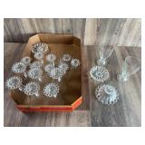 Anchor Hocking Boopie Glass Goblets & Candleholder