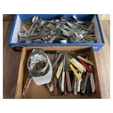 Flatware & Kitchen Cutlery Lot with Advertising