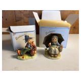 Goebel Hummel Figurines: Coffee Break & Smiling