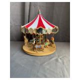 2004 Hallmark Carousel Ride Ornament Display