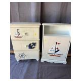 Nautical Miniature Storage Cabinet & Chest Lot