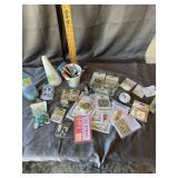 Dollhouse Miniatures & Craft Supplies Lot