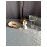 Northwood Carnival Glass Rose Bowl & Assortment