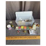 Dollhouse Miniatures & Craft Supplies Lot