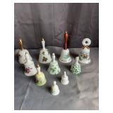 Porcelain Bell Collection: Avon & Holiday Motifs