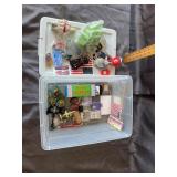 Dollhouse Miniatures & Dolls Lot with Raggedy Ann