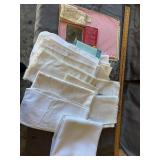 Embroidered Damask Table Linens & Accessories