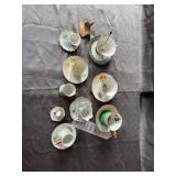 Porcelain Teacups, Saucers & Souvenir Dishes