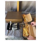 Lifetime Gold Electroplate Flatware Set & Chest