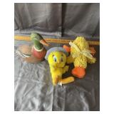 Looney Tunes Tweety Duck Plush Lot