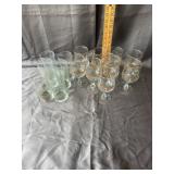 Holly & Ribbon Glassware Set - 14 Pieces