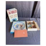 Scarlett Novel, Hummel Plate & Wooden Puzzles Lot