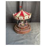 Animated Holiday Carousel Tabletop Decor