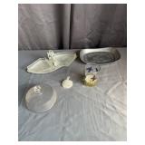 Wilton Armetale Bread Tray & Aluminum Relish Serve