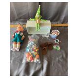 German Alpine Doll & Miniatures Lot