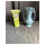 Abingdon & FTD Floral Ceramic Vases