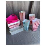 Reusable Movie Night Popcorn Containers