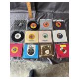 Assorted 45 RPM Vinyl Singles Lot