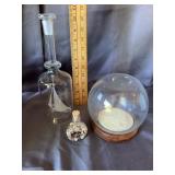 Nautical Glass Decanter & Souvenirs Lot