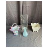 Murano Style Art Glass & Ceramic Vessels Lot