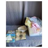 Household Linens & Warren Kimble Tablecloth