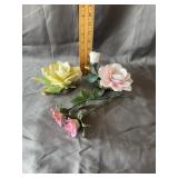Porcelain Floral Figurines & Rose Blooms