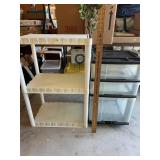 3-Tier Utility Shelving & Rolling Storage Cart