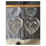 Mikasa & Studio Nova Heart-Shaped Platters