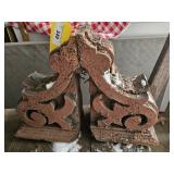 WOODEN PORCH SCROLL 11 INCHES BY 15.5 INCHES TALL