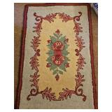 HANDMADE HOOK RUG-BY MRS. RUEBUSH