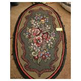 HANDMADE HOOK RUG-BY MRS. RUEBUSH