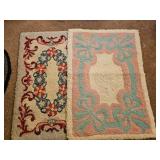 2-HANDMADE HOOK RUG-BY MRS. RUEBUSH