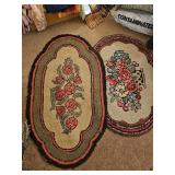 2-HANDMADE HOOK RUG-BY MRS. RUEBUSH