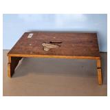 WOOD DOVETAILED STEP STOOL