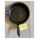 CAST IRON SKILLET W/MARKINGS ON BOTTOM THAT