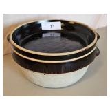 CROCK COOKING DISH W/LID