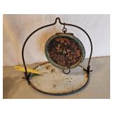 EARLY HANGING SCALES W/BOTTOM PLATE