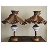 PAIR OF TABLE LAMPS