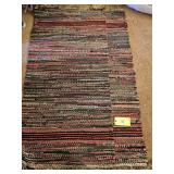 2-HANDMADE LOOMED RUG-BY MRS. RUEBUSH