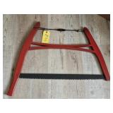 BUCK SAW WITH RED PAINT