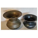 2-BRASS SPITTOONS